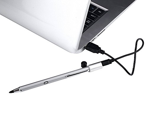 Rechargable Feine Spitze Präzision Eingabestift, Gosin® Universal Pinpoint Digitaler Stylus-Eingabestift für Touchscreen, kapazitiver Bildschirm, iPad, iPhone 6/6plus/7, Android, Amazon Kindle, Windows Tablets und Smartphones, Verstellbar Active Sense - 2
