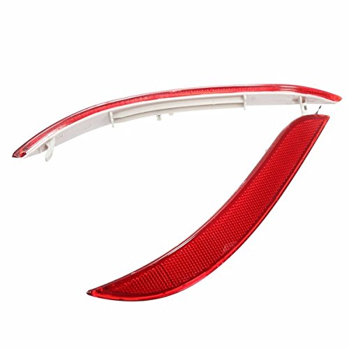 YONGYAO Paar Red Rear Bumper Reflektor Licht Für BMW 5Er E60 525I 528I 530I 535I 545I