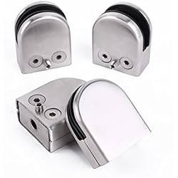 4 de acero inoxidable de soporte para cristal plana de la conexión de soporte para 8-10 millimeter para el Kit