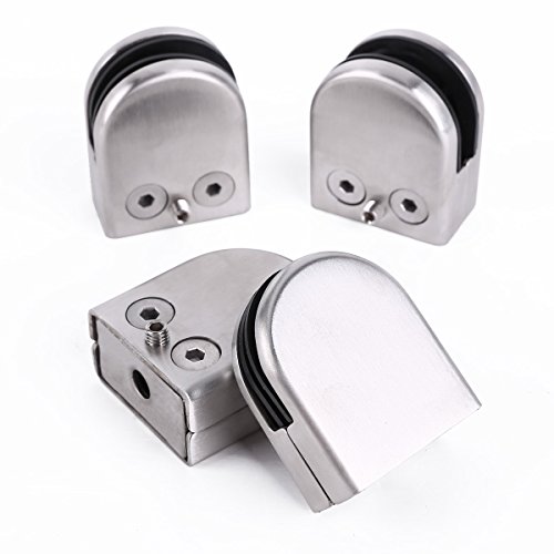 4 de acero inoxidable de soporte para cristal plana de la conexión de soporte para 8-10 millimeter para el Kit