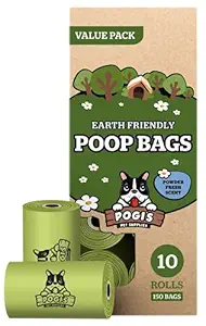 Pogi's Pet Supplies Pogi'S Pet Supplies Poop Bag Large, Biodegradable, Scented -10 Rolls (150 Bags), 1 Count