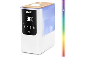 LEVOIT OasisMist 4.5L Humidificador Inteligente, Niebla Caliente & Fría a 45h y 40m² , Modo Auto, Luz Personalizada, Aromaterapia y Silencioso 26dB para Bebés y plantas,Temporizador, Amazon Exclusive