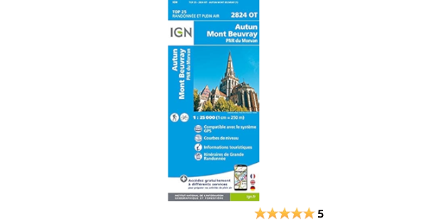 Amazon Fr 2824ot Autun Mont Beuvray Pnr Du Morvan Ign Livres