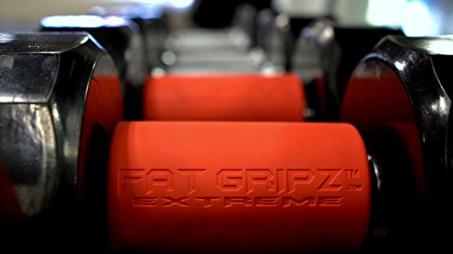 Fat Gripz Extreme Hantelgriffe, Ø 7cm, Orange, 854078001113 - 2