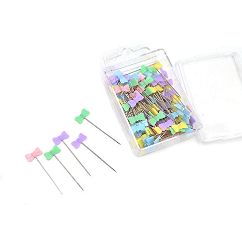YNuth Stecknadeln Pinnadeln Blume Schleife Knopf Mehrfarbig Schneider DIY Packung