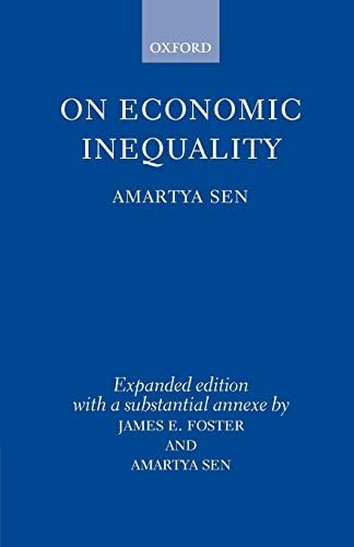 On Economic Inequality (Radcliffe Lectures)
