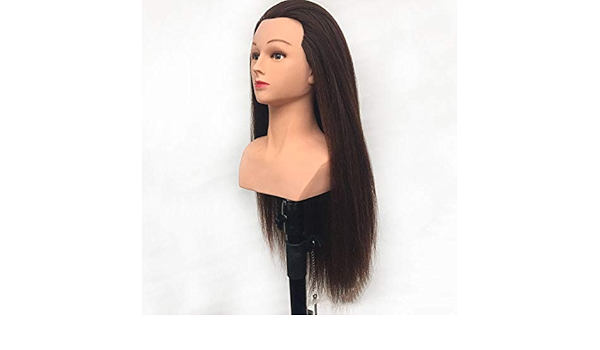 Tete De Formation Tete Mannequin 24 Pouces Avec Epaule Coiffure Marotte Cheveux Longs Poupees Tete Cheveux Modele Styling Amazon Fr Beaute Et Parfum