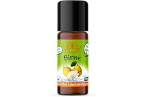 ‎ELLI´S Ellis Aromen Birne NATÜRLICHES Lebensmittelaroma | Aromakonzentrat aus 100 % Veganen und Natürlichen Ursprung | Für Speisen & Getränke | 10 ml