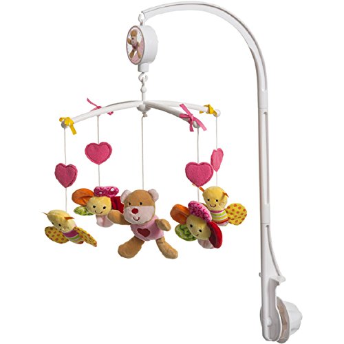 Musikmobile (Modell: BÄR) Baby Mobile (MIT SPIELUHR) Einschlafhilfe