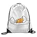 Produktbild GONIESA Fashion Unisex Gym Bag Gudetama Lazy Yolk Sexy Ass Butt Drawstring Backpack Drawstring Gym Bag
