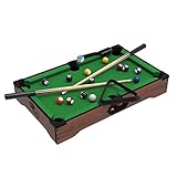 mini billardtisch Balls return to the two center compartments