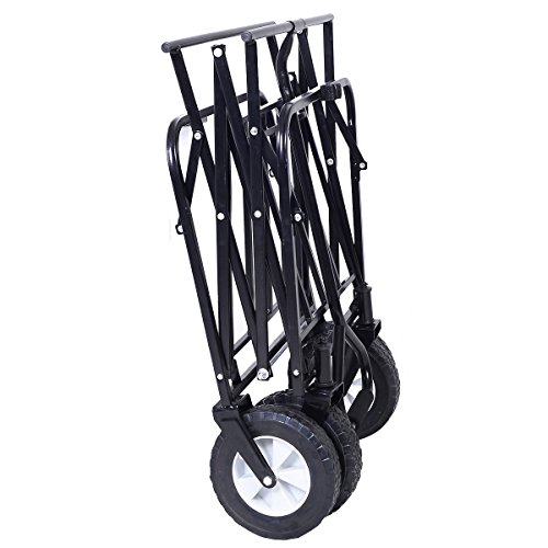 Bollerwagen Transportwagen Gartenwagen Gerätewage Transportkarre carrycruiser Einkaufstrolley Blau - 4