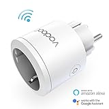 Presa Intelligente, Vodool Wi-Fi Smart Plug con monitoraggio dei consume, Compat