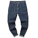 Produktbild Geili Herren Modern Lang Jeans Hosen Übergröße Skinny Jeanshose Herbst Freizeithose Vintage Used Stretch Denim Baumwolle Hose Basic Regular Fit Arbeitshose