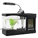 Produktbild RDJM USB Mini Aquarium Wasser Lauf LED Pump Licht Kalender Uhr Elektronische Aquarium