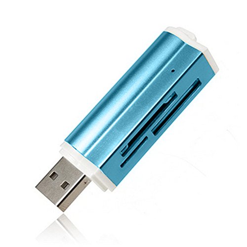 hscd1976 Portable USB 2.0 Adapter Micro SD TF MMC SDHC MS Speicherkarte Reader zufällige Farbe - 3