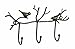 Produktbild Creative Co-op Metal Twig and Bird Wall Hooks, Rust