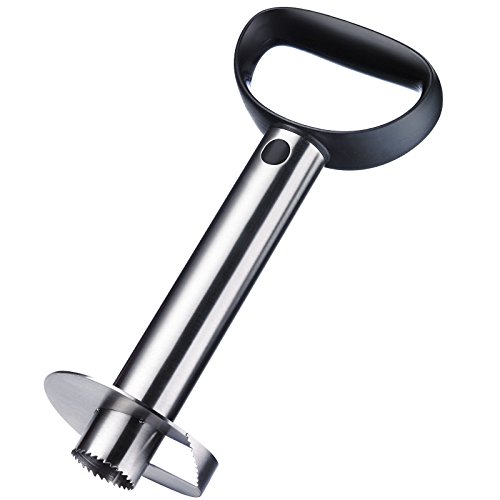 Westmark Ananasschneider/-entkerner, Durchmesser: 8,5 cm, Rostfreier Edelstahl/Kunststoff, Silber/Schwarz, 51692260