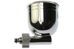 SPARMAX Godet + Couvercle pour aérographe DH125, métal, 7 ml