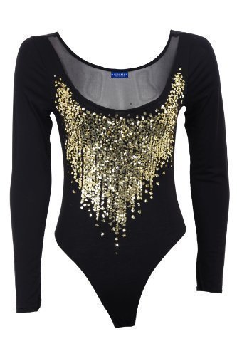 gold sequin leotard