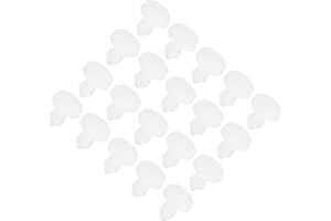 ‎QUARKZMAN QUARKZMAN Silikon-Schnappverschluss-Lochstopfen Gummipaneel-Dichtungsabdeckung Flachtyp Rund für Küchen-Gummischotts wasserdichte Dichtungsstopfen 3 mm Durchmesser Transparent, 20er Set