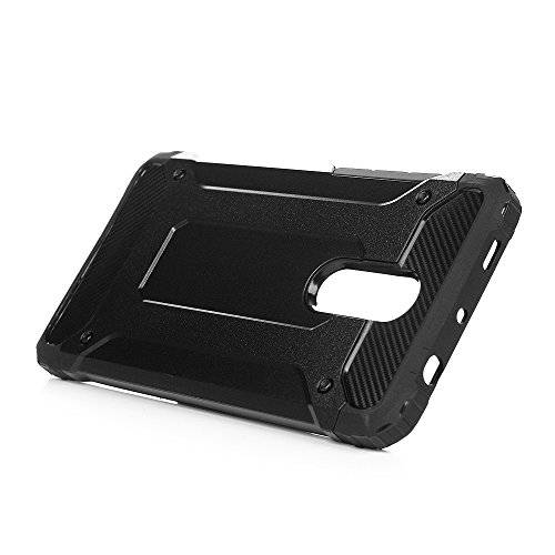 Funda Xiaomi Redmi Note 4  Silicona Gel TPU y Pl  stico PC  2en1  - Mavis s Diary Cover Shock-Absorci  n y Anti-Ara  azos Carcasa Case Bumper Parachoques Choque Absorci  n - Negro