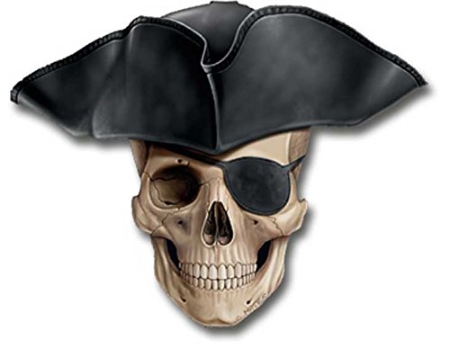 Magnettafel Piratenschiff – Fantastische Design Metall Magnetpinnwand 60×40 cm – Memoboard Pinnwand mit Motiv: Karibik Seeräuber Schiff – inkl. 8 Magnete für Magnetwand: Pirat Flagge Karte Schatzkiste Weinfass Kanone Totenköpfe – Original GUMA Magneticum® - 5