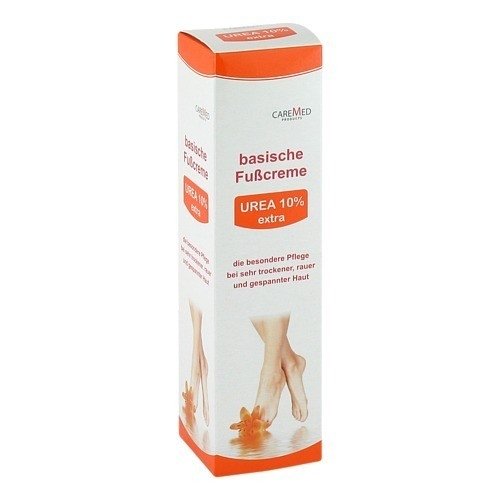CareMed basische Fußcreme Urea 10 %, 150 ml