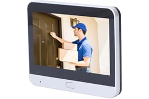 Dpofirs Kamera wizjer do drzwi z ekranem 4,3", 2 MP 1080p PIR, wykrywanie ruchu, kamera szpiegowska do drzwi mieszkania, inteligentna kamera monitorująca z noktowizorem do drzwi wejściowych