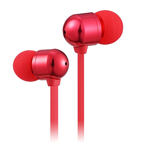 Betron-B750s-Earphones-Headphones-High-Definition-in-ear-Tangle-Free-Noise-Isolating-Heavy-Deep-Bass-for-iPhone-iPod-iPad-MP3-Players-Samsung-Galaxy-Nokia-HTC-Nexus-Red