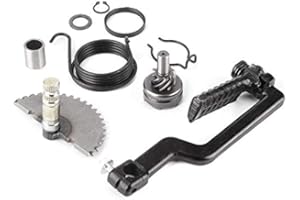 POFET POEFT Kick de démarrage, pignon, ressort, kit de réparation pour moteurs 4 temps 50 cm³ (GY6) avec levier GY6 50 CC 60 CC 80 CC pour scooter, cyclomoteur