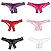 Produktbild Unterwäsche Dessous Lingerie Damen,Yanhoo Heiße Mode Frauen Lustige Dessous Dessous G-String Knickers Unterwäsche mit offenem Schritt Thongs Höschen (Rosa, Freie Größe)