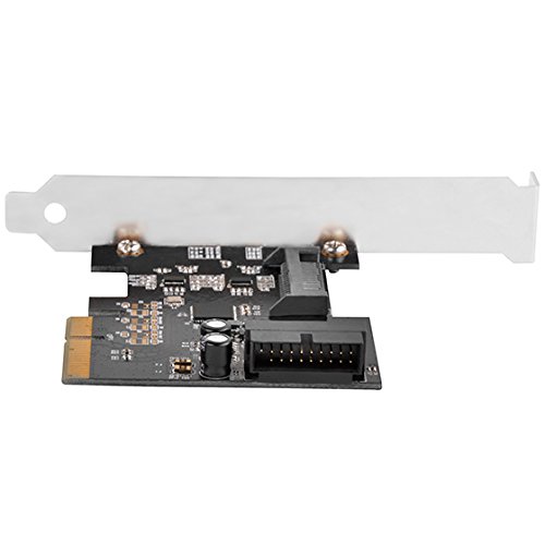 SilverStone SST-ECU04-E – PCI-E Erweiterungskarte, 1x intern USB 3.1 19-pin Anschluss, 10 Gbps, ReDriver ASIC chip, low-profile geeignet - 7
