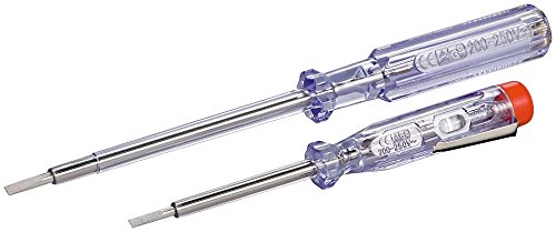 Fixpoint WZ SP 60 Spannungsprüfer Set 200-250 Volt mit CE und GS schwarz