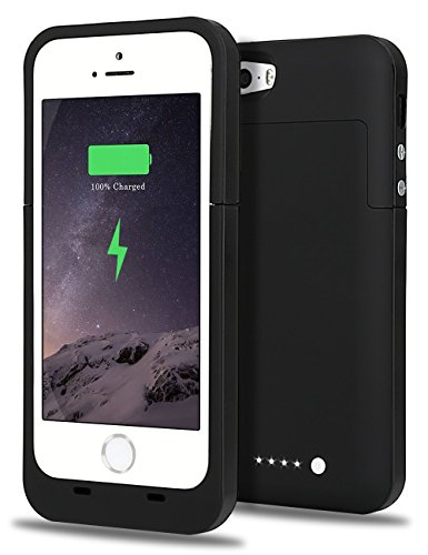 Iphone 5s Battery Case Iphone Se Battery Case Higoo Portable Iphone 5s Charger Recharge External Power Bank Charging Case 2500 Mah Battery Backup Protective Charger Case For Iphone 5 5s Se Black