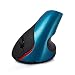 Produktbild JTD Wireless Mouse Ergonomische vertikale Maus USB 2.4G Optische Mäuse für Mac PC Office Mit - Reduzieren Hand / Handgelenk Schmerzen (Blau)