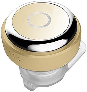 Coio Lightweight Mini Bluetooth 4.0 In Ear Headset Earbud Earphone Earpiece Headphones Handsfree with Mic For iPhone6S /6S Plus/5S,iPad, iPod,MacBook Air,Sumsung Galaxy S5/S6 Edge, HTC,Tablets and Other Smartphones (Gold)
