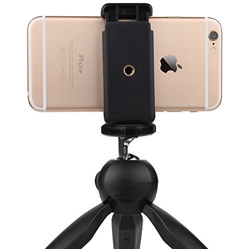 Drahtloser Universal Selfie Kit mit Bluetooth Fernbedienung und Premium Tripod - FreihÃ¤ndige Steuerung des Kamera-AuslÃ¶sers aus einer Entfernung von bis zu 30 Meter - Passend fÃ¼r iOS und Android-Smartphones.