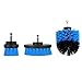 Produktbild Devekop 3PCS Bohrmaschine Bürstenaufsatz - 2inch,3.5inch,4inch,Power Scrubbing Auto Bürste für Auto, Teppich, Badezimmer, Holzboden, Waschküche exc (Blau)
