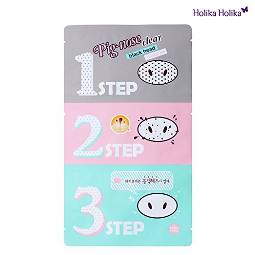 Holika Holika Pig Nose Clear Black Head 3 step Kit x 10 ea