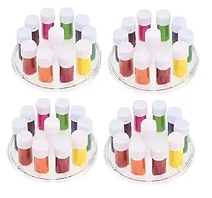 Glavon 4 Set Mat Liquid Kumkum Bindi 11 Colors for Girls & Women with Falls Nails Pack of 12 Sparkel-Random Colors - [Special Pack of 5 Items]