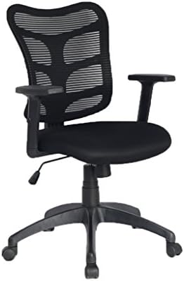 VIVA OFFICE Mesh Computer Task Chair Mid Back with Adjustable Armrests