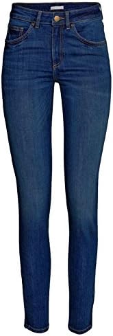 Ladies Ex Zara Denim Stone Washed Jean / Jegging Uk 8-18 (12, Dark Wash)