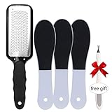 Foot Files,Foot Pedicure Kit,Stainless Steel Files for Hard Skin, Foot File Foot Care Pedicure Tool for Wet and Dry Cracked Feet
