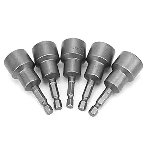 Hex Bit Socket Set, Drill Socket, Wear Resistance Vanadium Steel for Construction and Decoration DIY,Auto Repair Industry