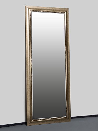 Wandspiegel Gold 150 x 60 cm mit elegantem und schlichtem Rahmen Spiegel mit Facettenschliff neu