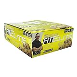 Fit Crunch Bars Fit Elite Bar Cookie Dough 12 Bars by Chef Robert Irvine Fortifx