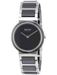 Bering Ceramic - Reloj analógico de mujer de cuarzo con correa de varios materiales multicolor - sumergible a 50 metros