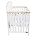 Trend Lab Fleece CribWrap Rail Covers for Crib Sides (Set of 2), Natural, Narrow for Crib Rails Measuring up to 8" Around!