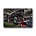 Produktbild ferfgrg Cool Black and Red Steam Train Indoor/Outdoor Floor Mat Doormat(23.6 X 15.7 Inch)